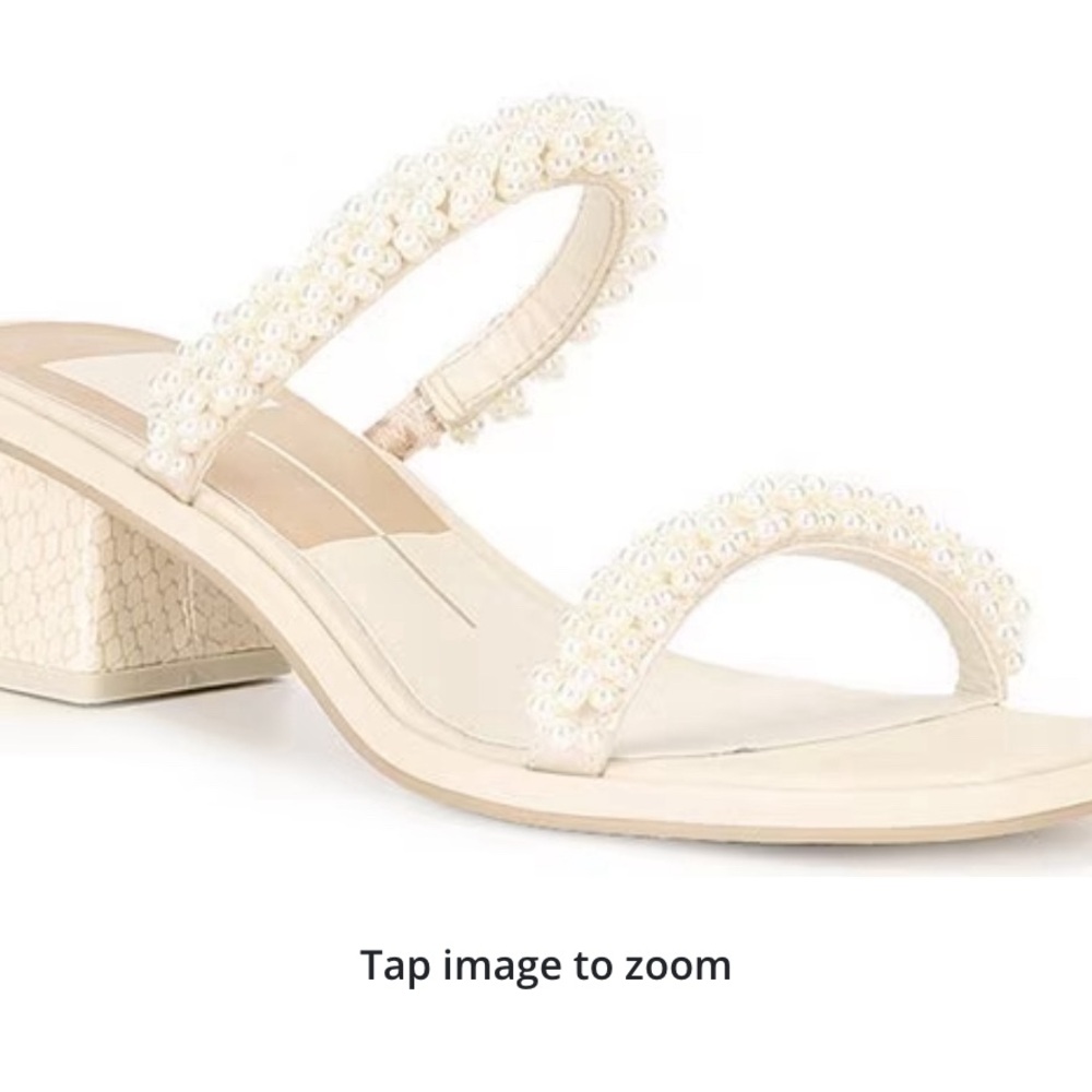 Dolce Vita River Pearl Dress Sandal in Vanilla
